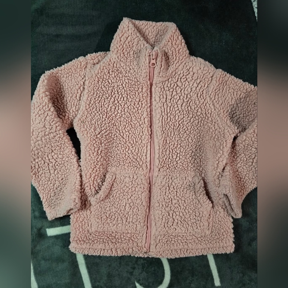 The Children's Place Fuzzy Pink Jacket